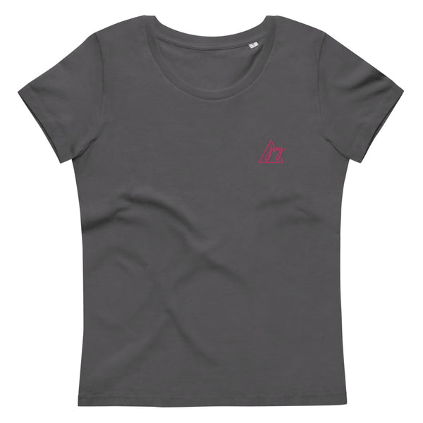 T-shirt moulant écologique femme logo brodé