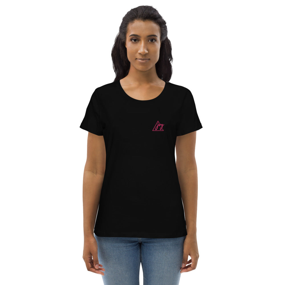 T-shirt moulant écologique femme logo brodé