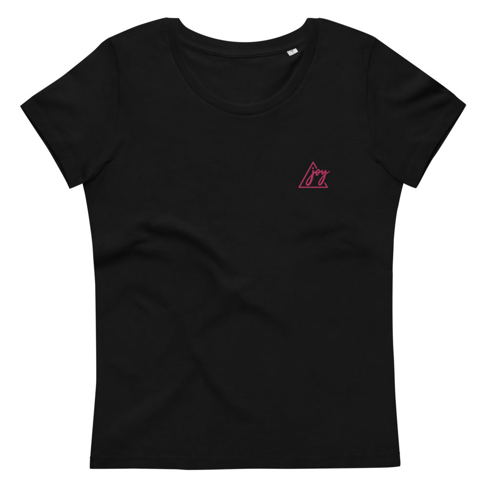 T-shirt moulant écologique femme logo brodé