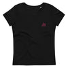 T-shirt moulant écologique femme logo brodé