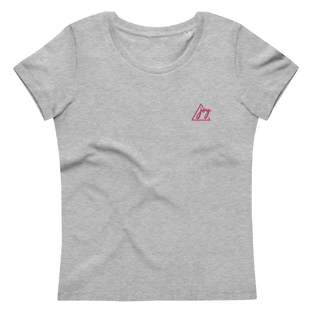T-shirt moulant écologique femme logo brodé