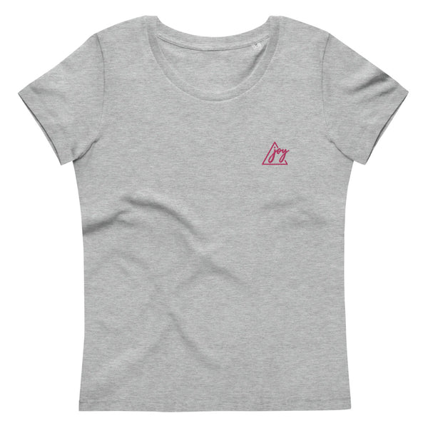 T-shirt moulant écologique femme logo brodé