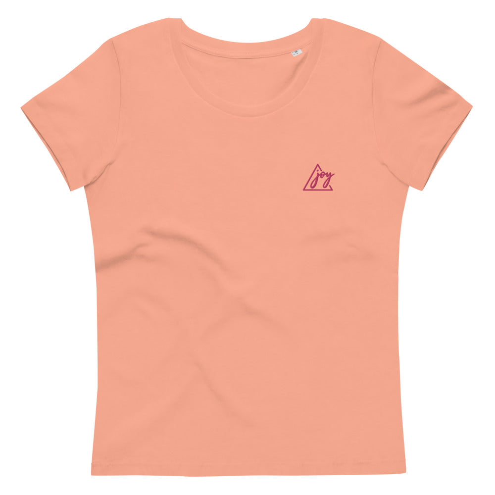 T-shirt moulant écologique femme logo brodé