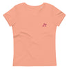 T-shirt moulant écologique femme logo brodé