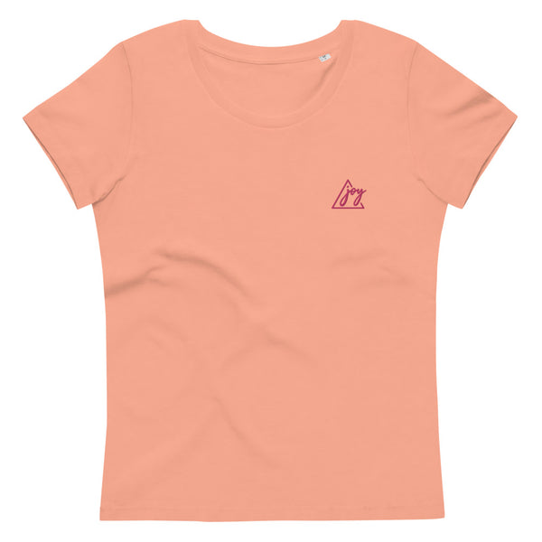 T-shirt moulant écologique femme logo brodé
