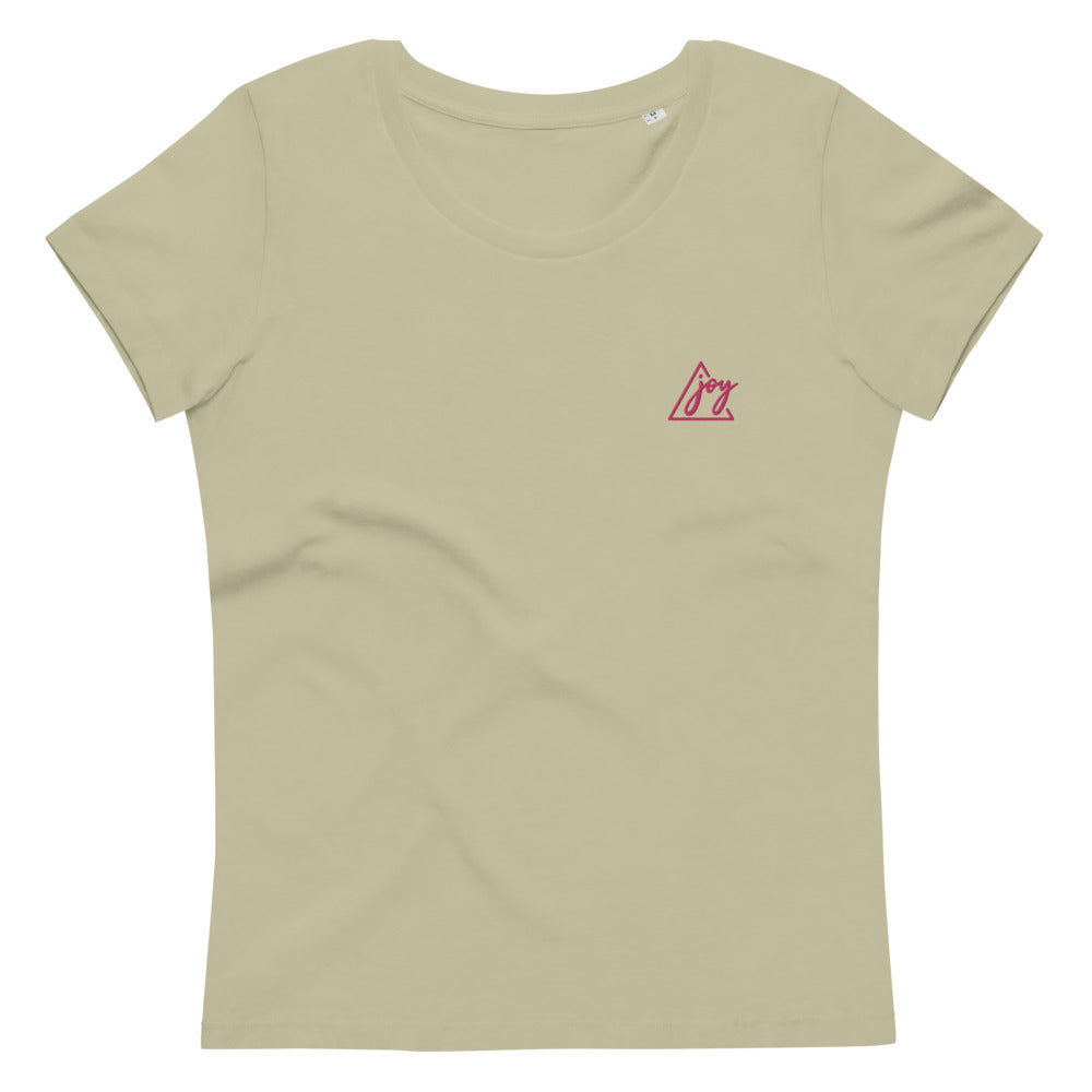 T-shirt moulant écologique femme logo brodé