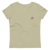 T-shirt moulant écologique femme logo brodé