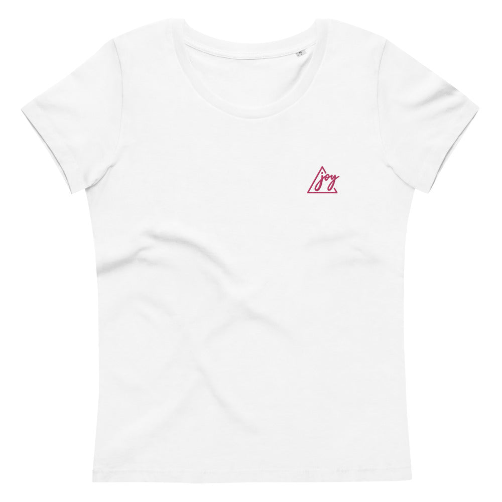 T-shirt moulant écologique femme logo brodé