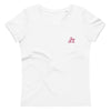 T-shirt moulant écologique femme logo brodé