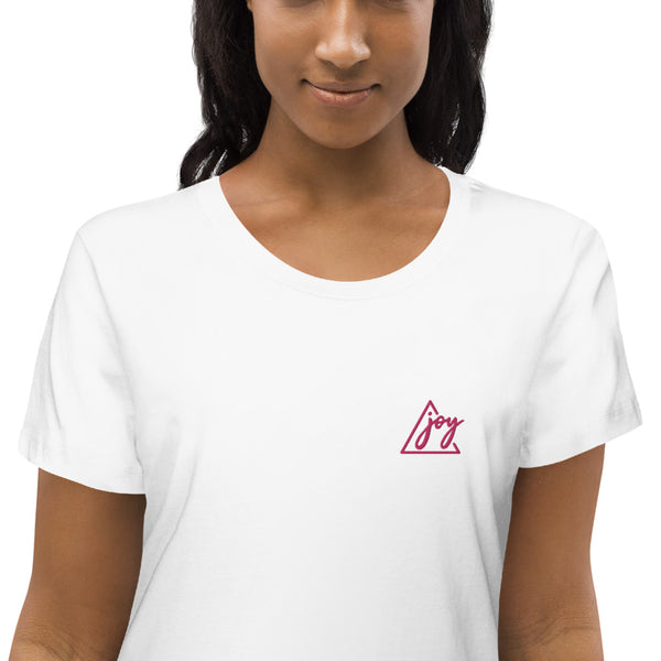T-shirt moulant écologique femme logo brodé