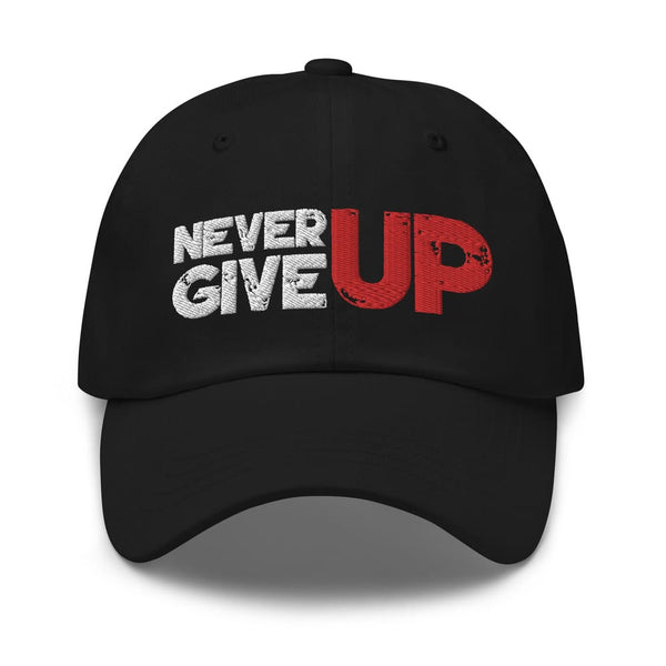 Casquette Never Give Up noir