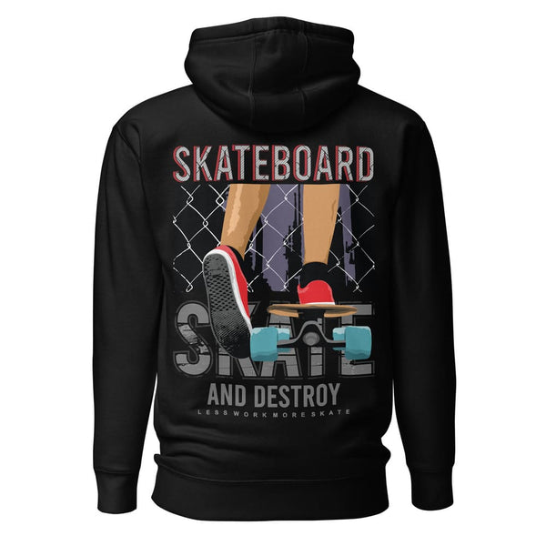 Sweatshirt skate board