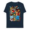 T-shirt monstres bleu