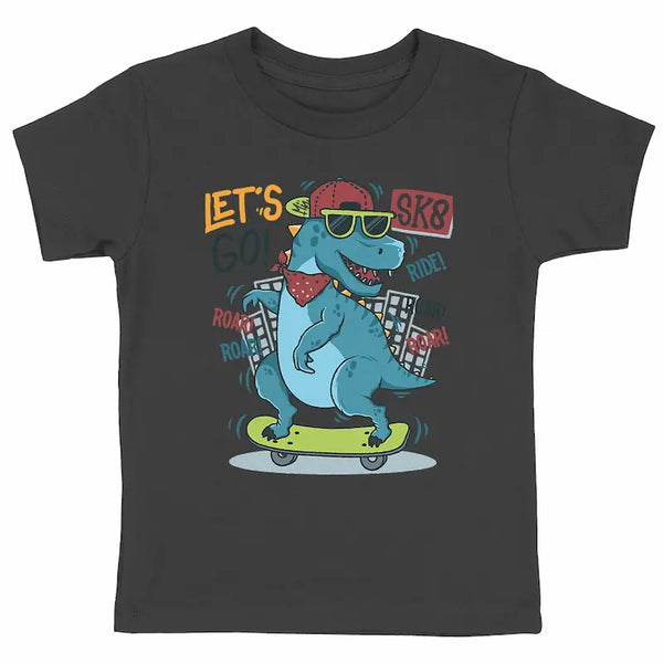 T-shirt enfant bio Dinosaure - Coton Équitable GOTS & Vegan