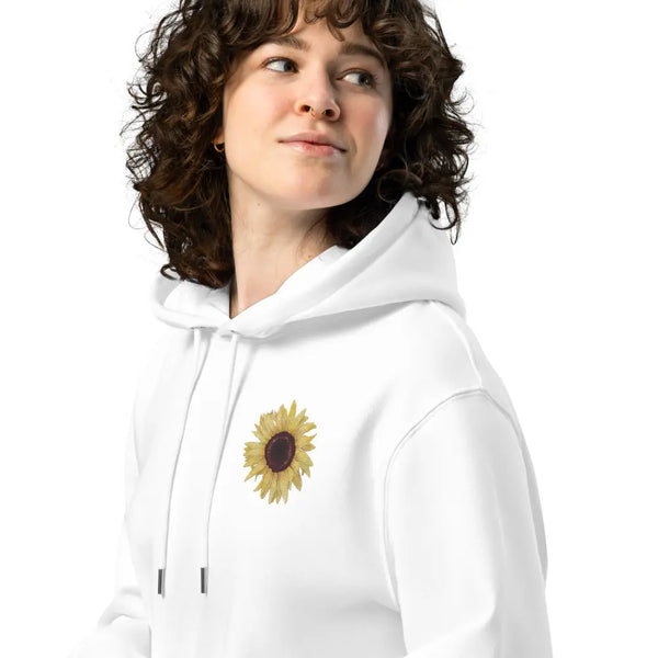 sweat a capuche blanc femme