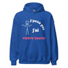 sweat capuche royal pour homme