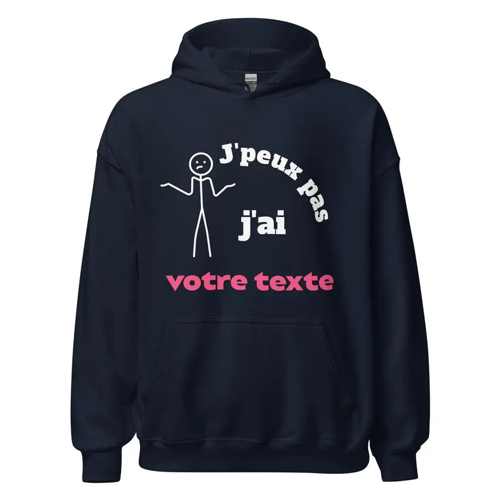 Sweat à capuche homme à personnaliser