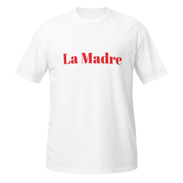 T-shirt blanc imprimé La Madre