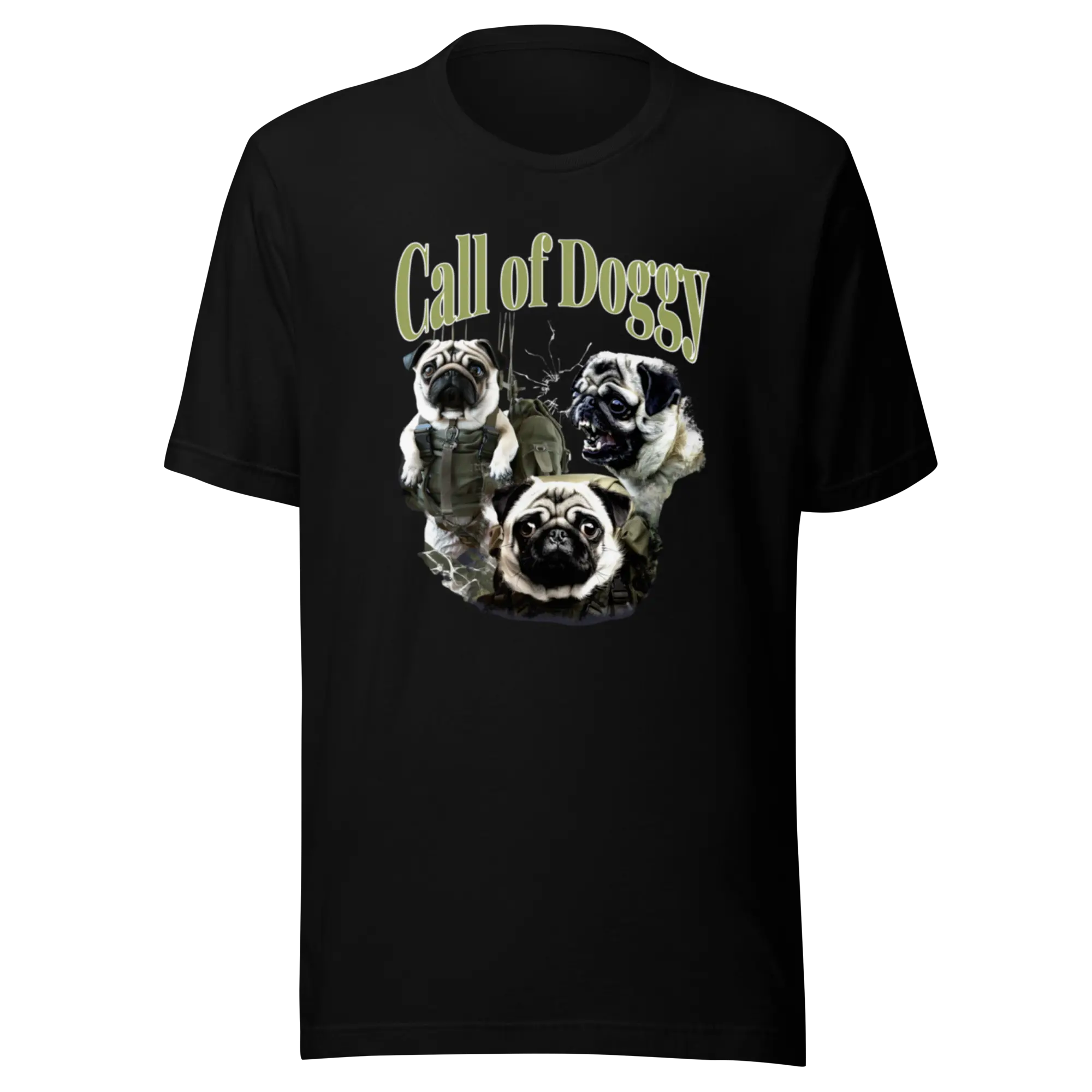 t-shirt race de chien carlin 