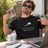 T-shirt humour porté par un homme, style de vie