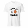 T-shirt J'peux pas j'ai basket blanc