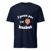 T-shirt J'peux pas j'ai basket bleu marine