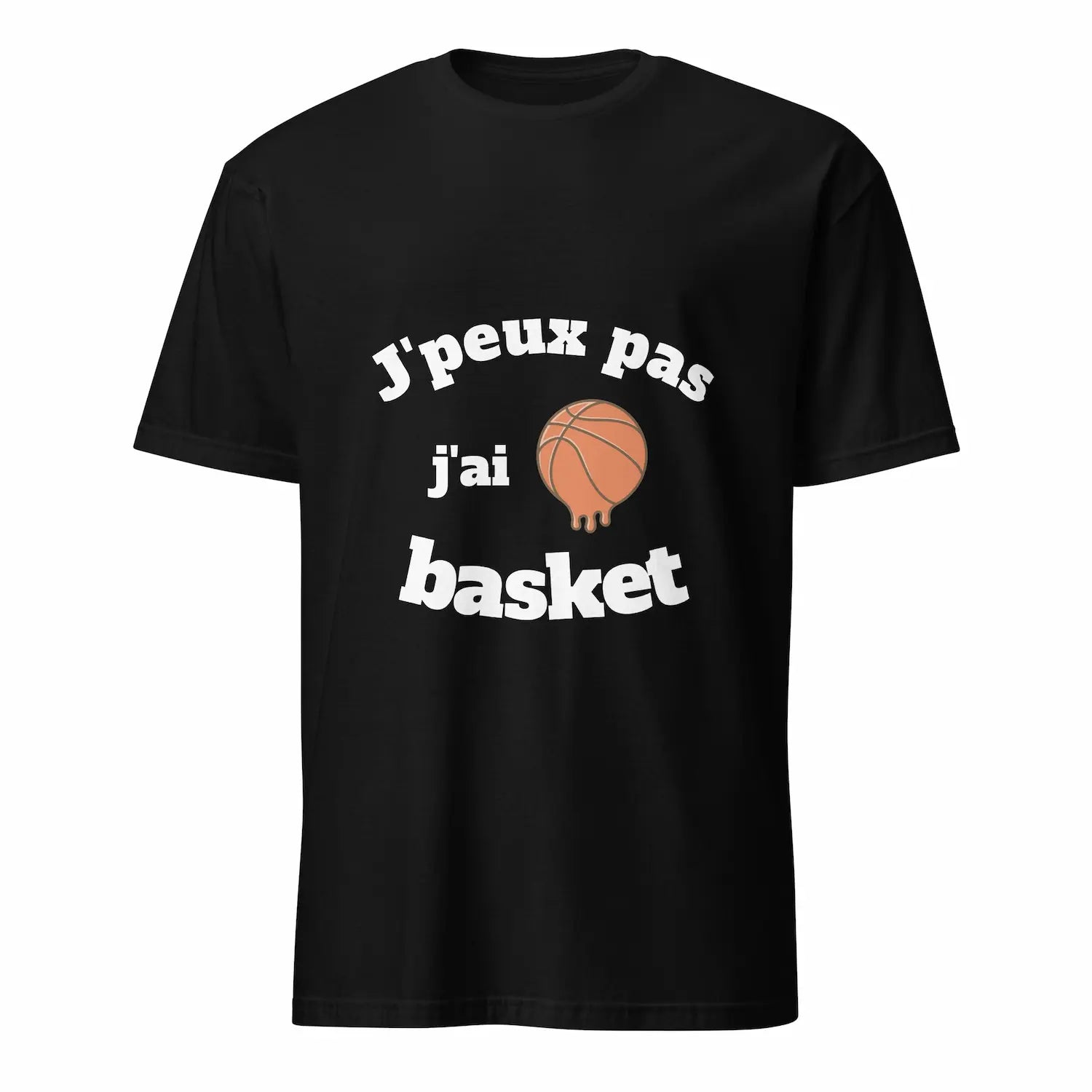 T-shirt J'peux pas j'ai basket noir