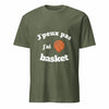 T-shirt J'peux pas j'ai basket vert militaire
