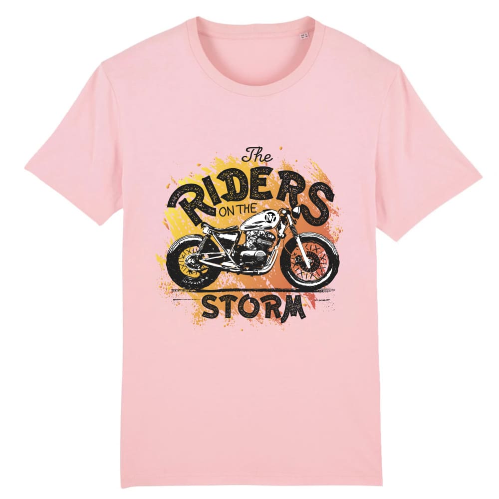 t-shirt motard rose