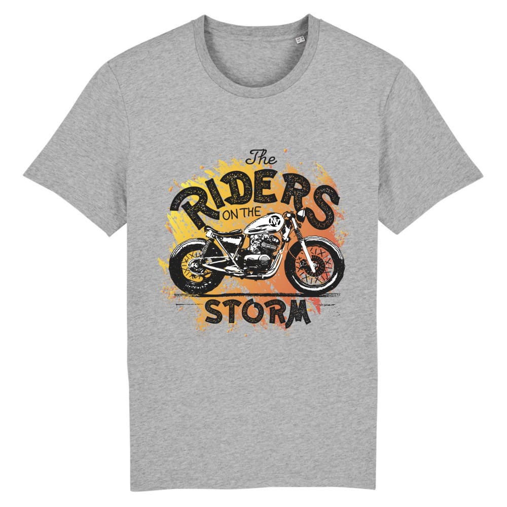 t-shirt motard gris