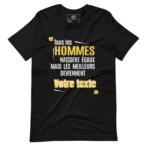 t-shirt humour imprimé personnalisable