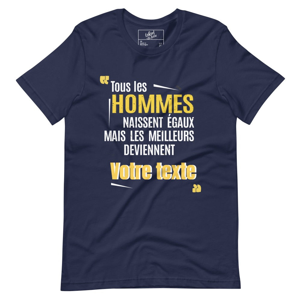 tous les hommes naissent égaux-t-shirt