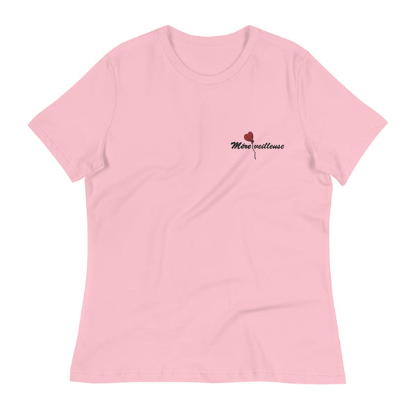 T-shirt fête des mères avec logo brodé