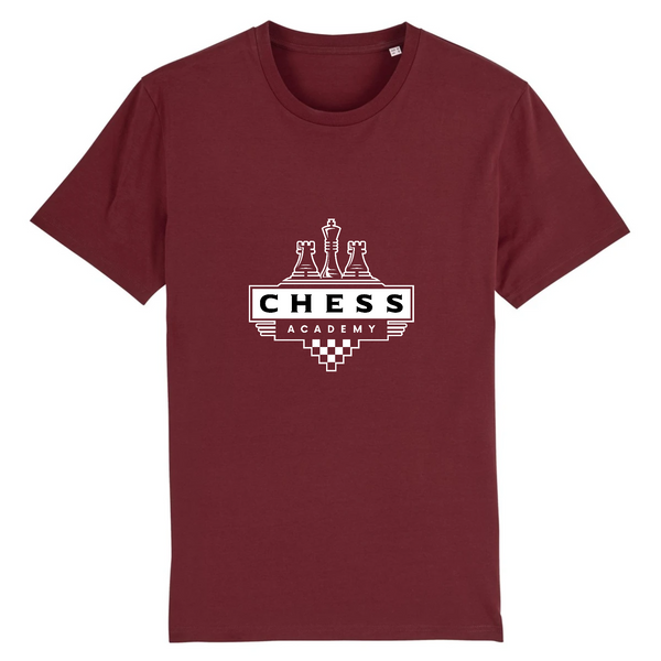 Bordeaux - T-shirt Chess academy - 100% Coton Bio