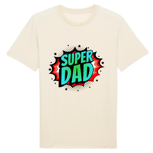 T-shirt Super Papa Naturel
