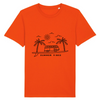 T-shirt homme en coton bio - planche de Surf Orange