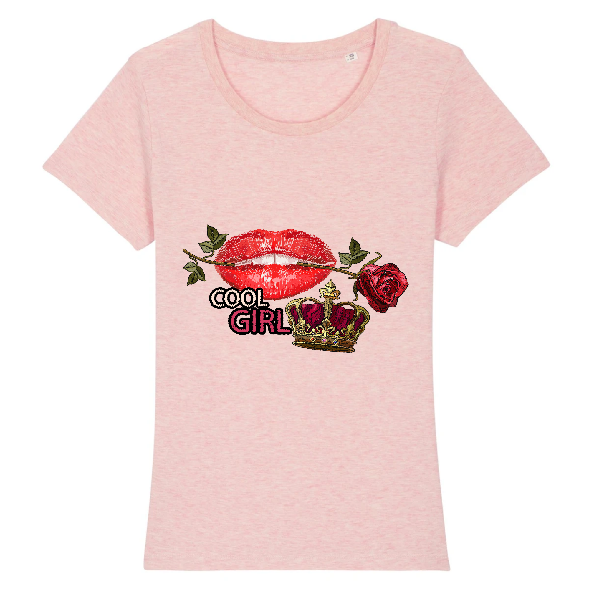 T-shirt rose original pour Femme - 100% Bio