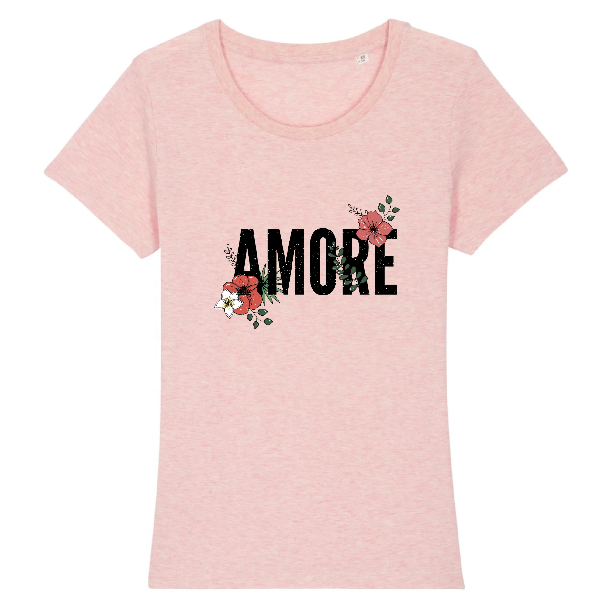 T-shirt rose Femme chic et tendance - 100% Bio.