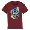 T-shirt bordeaux loup