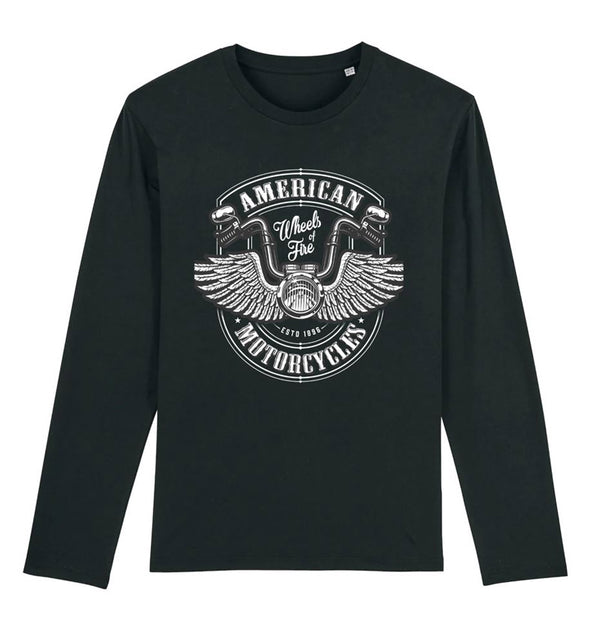 T-shirt manches longues - AMERICAN MOTORCYCLES