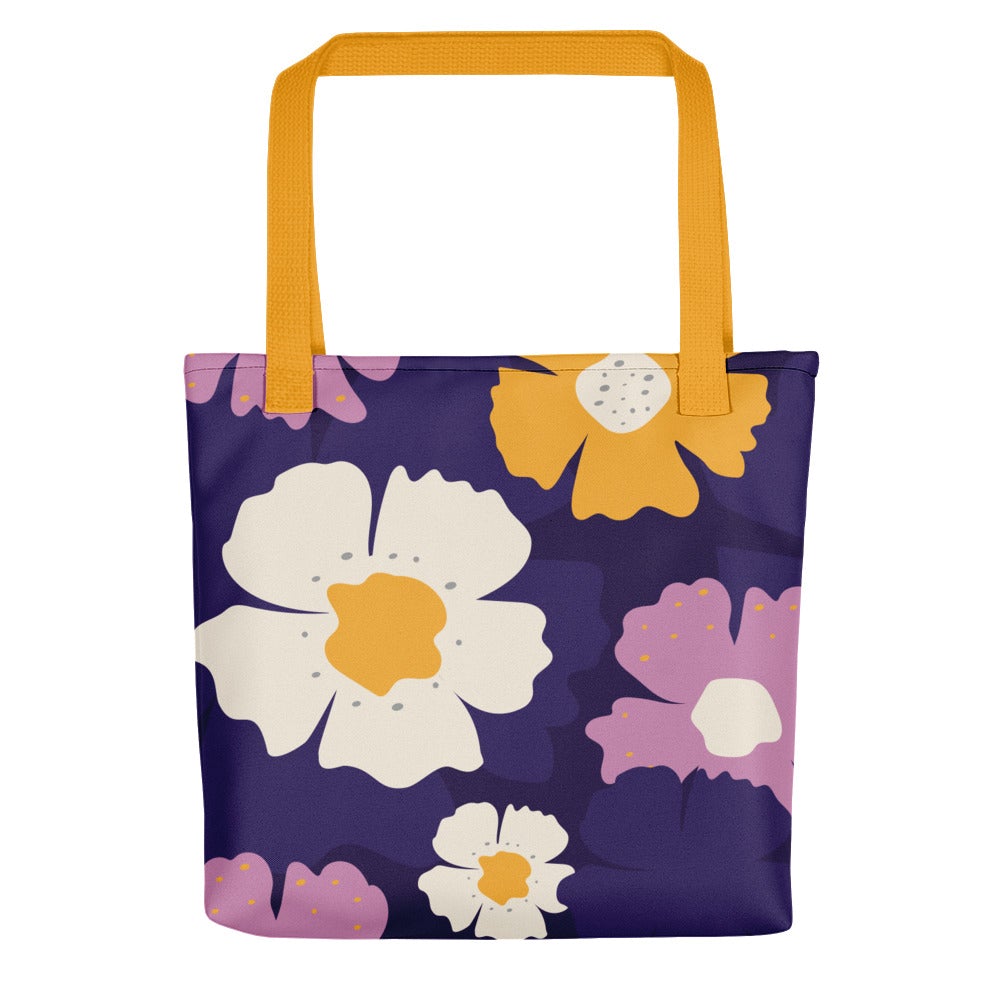 Tote bag à fleurs