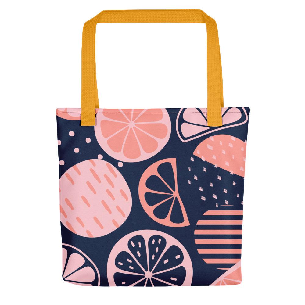 Tote bag design fruits