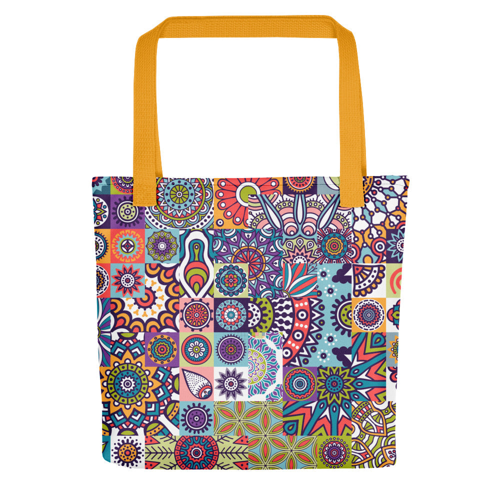 Tote bag motif africain