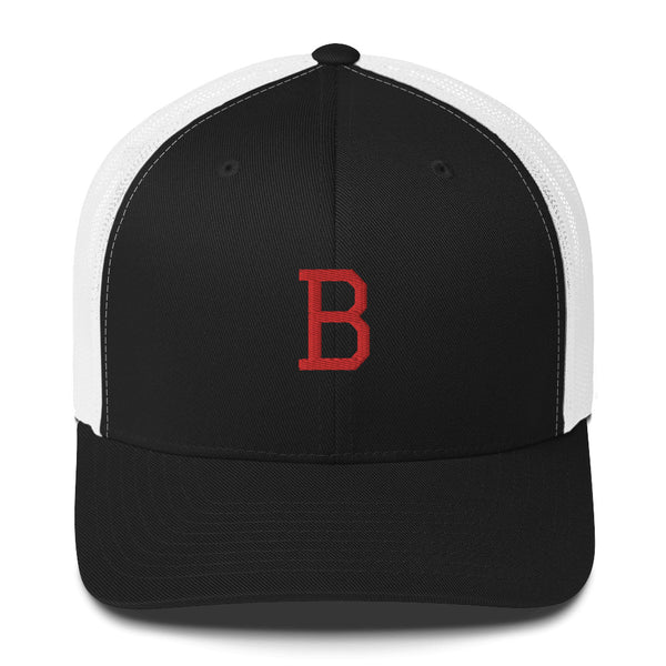 Casquette Trucker brodé de la lettre B