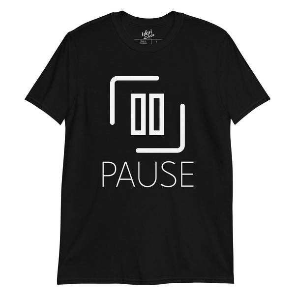 T-shirt fun avec logo PAUSE