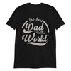 T-shirt noir Best dad in the world