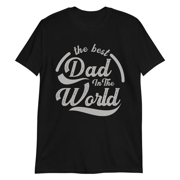 T-shirt noir Best dad in the world