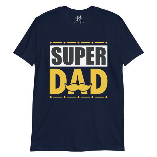 t-shirt bleu super papa