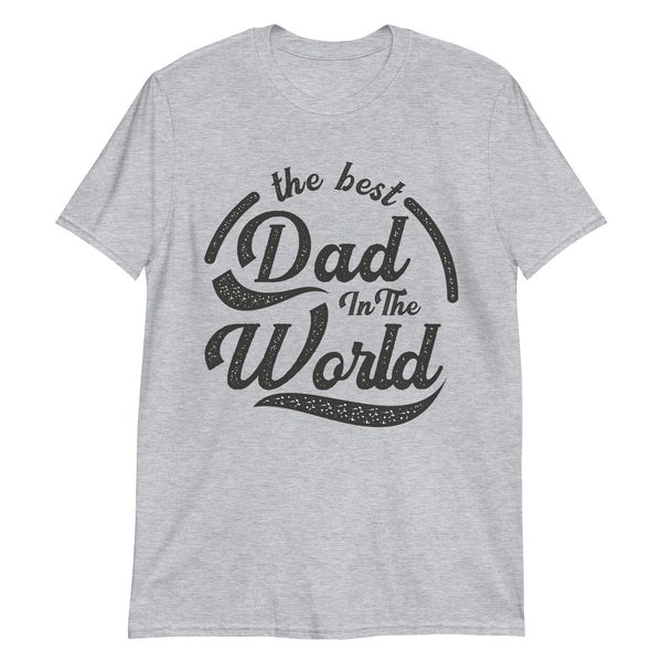 T-shirt gris Best dad in the world