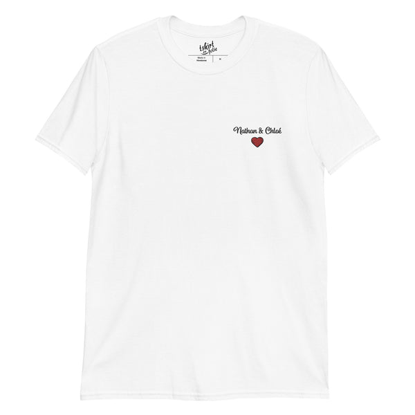 t-shirt blanc à personnaliser